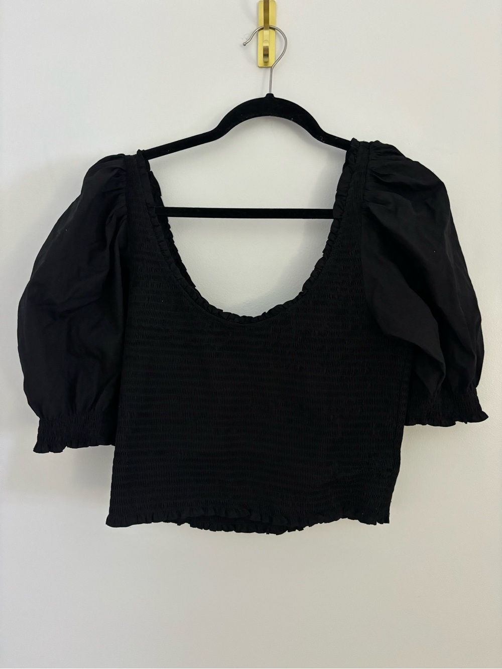 Hill House Smocked Crop Top